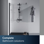 Ideal Standard Ceratherm T25+ Thermostatic Shower System Silk Black