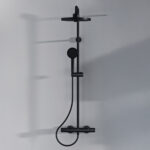 Ideal Standard Ceratherm T25+ Thermostatic Shower System Silk Black