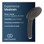 Ideal Standard Idealrain M1 100mm Handspray Silk Black
