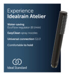 Ideal Standard Idealrain Single Function Stick Handspray Silk Black