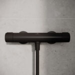 Ideal Standard Ceratherm ALU+ Thermostatic Bar Shower Mixer Black