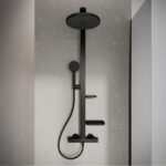 Ideal Standard Ceratherm ALU+ Thermostatic Shower System Black
