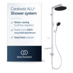 Ideal Standard Ceraflow Alu+ Shower Diverter System Silver