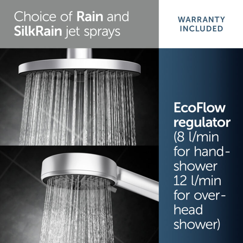 Ideal Standard Ceraflow Alu+ Shower Diverter System Silver