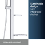 Ideal Standard Ceraflow Alu+ Shower Diverter System Silver