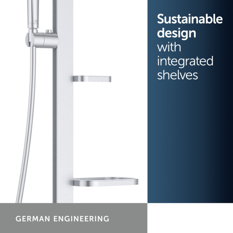 Ideal Standard Ceraflow Alu+ Shower Diverter System Silver