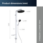 Ideal Standard Ceraflow Alu+ Shower Diverter System Silver