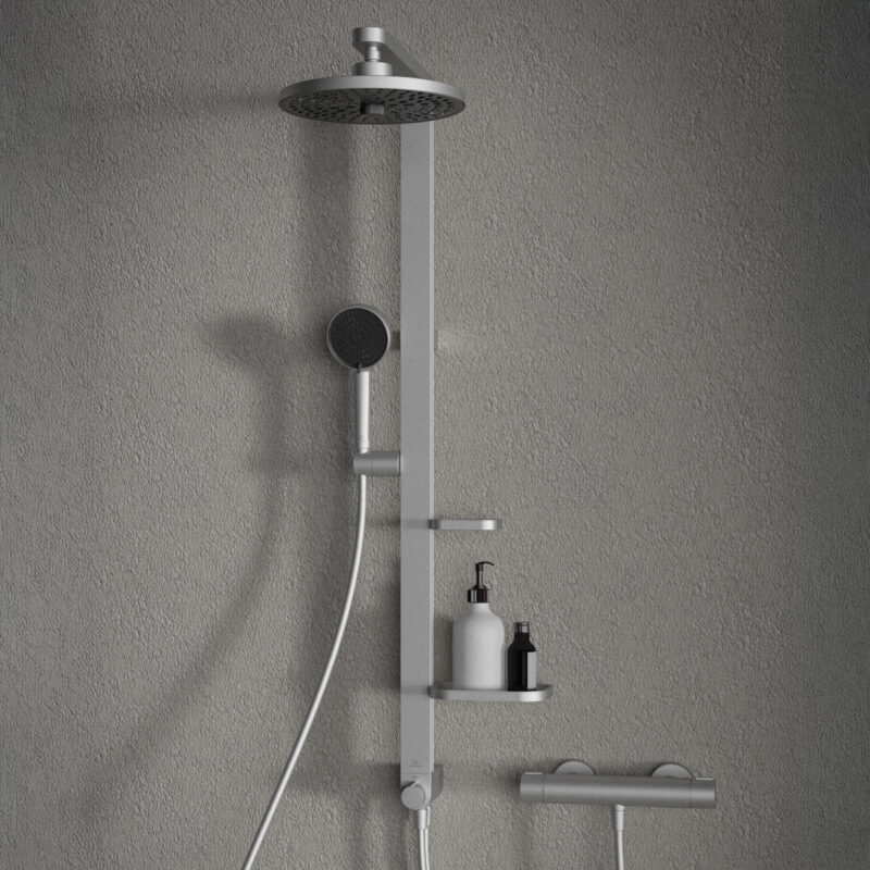 Ideal Standard Ceraflow Alu+ Shower Diverter System Silver