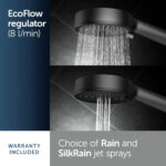 Ideal Standard Idealrain ALU+ Shower Set with 600mm Rail Black