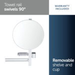Ideal Standard Alu+ Large Beauty Bar with 500mm Mirror Silver