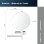 Ideal Standard Alu+ Large Beauty Bar with 500mm Mirror Silver