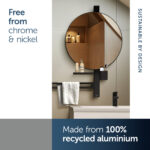 Ideal Standard ALU+ Large Beauty Bar with 500mm Mirror Black