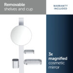 Ideal Standard Alu+ Small Beauty Bar with 200mm Mirror Silver