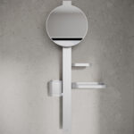 Ideal Standard Alu+ Small Beauty Bar with 200mm Mirror Silver