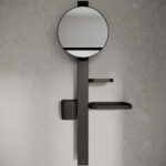 Ideal Standard ALU+ Small Beauty Bar with 200mm Mirror Black