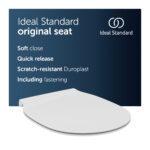 Ideal Standard Connect Air Slim Slow Close Toilet Seat & Cover