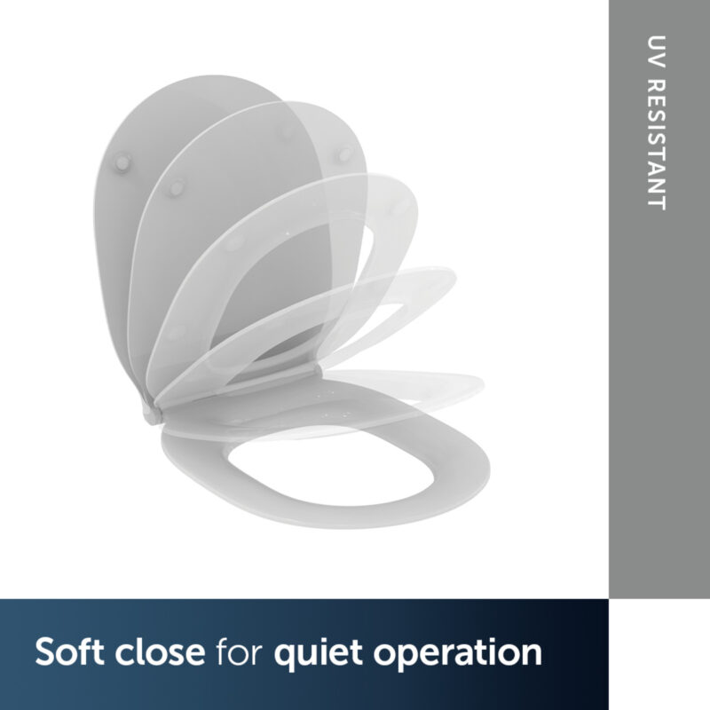 Ideal Standard Connect Air Slim Slow Close Toilet Seat & Cover