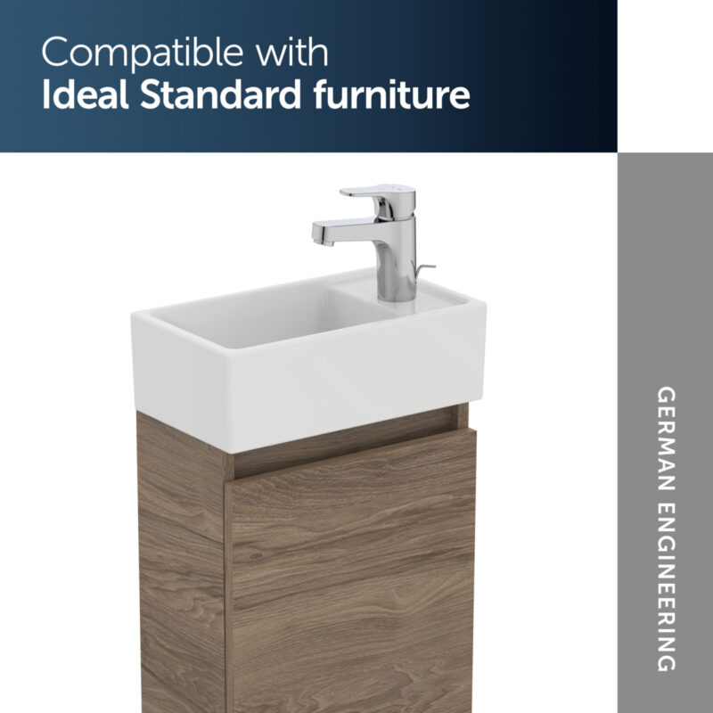 Ideal Standard i.life S 37cm Guest Basin 1 Taphole Right E2112
