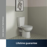 Ideal Standard Eurovit+ Close Coupled Toilet Pan, Cistern & Soft Close Seat