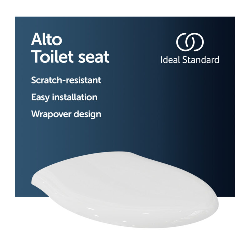 Ideal Standard Alto Toilet Seat & Cover E7590