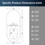 Ideal Standard Alto Toilet Seat & Cover E7590
