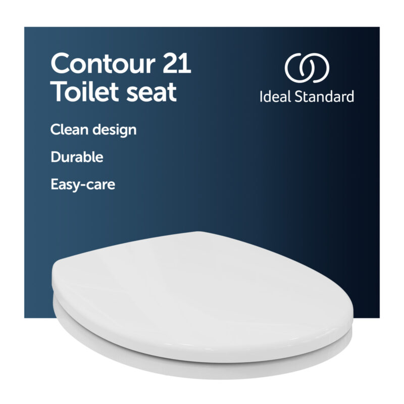 Armitage Shanks Contour 21 Standard Seat & Cover White