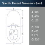 Ideal Standard Tesi Thin Toilet Seat & Cover Slow Close T3527