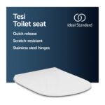 Ideal Standard Tesi Thin Seat & Cover Normal Close T3528 White