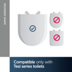 Ideal Standard Tesi Thin Seat & Cover Normal Close T3528 White