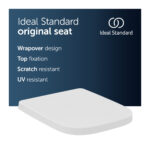 Ideal Standard i.life A Toilet Seat & Cover T4530