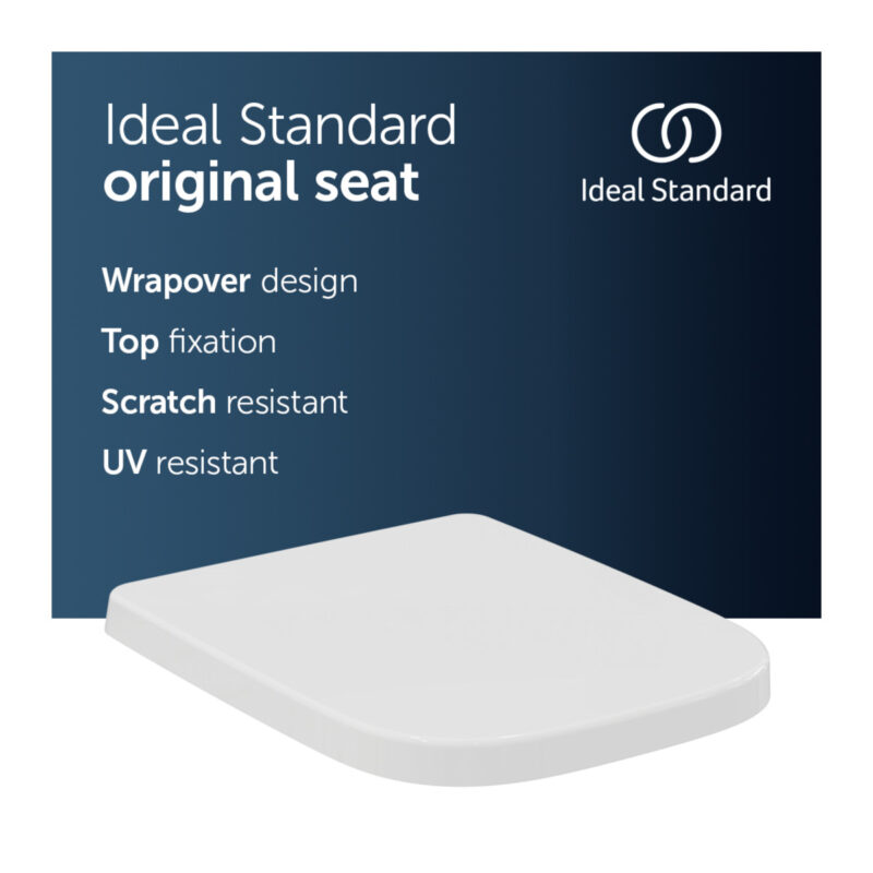 Ideal Standard i.life A Toilet Seat & Cover T4530