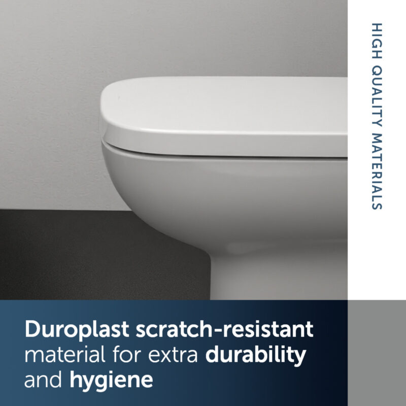 Ideal Standard i.life A Toilet Seat & Cover, Slow Close T4531