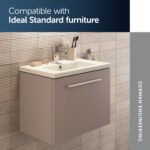 Ideal Standard i.life S 60cm 1 Taphole Compact Vanity Basin T4590