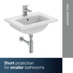Ideal Standard i.life S 50cm Compact Vanity Basin 1 Taphole T4591
