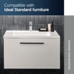 Ideal Standard i.life B 81cm Vanity Basin 1 Taphole T4604