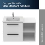 Ideal Standard i.life B 61cm Vanity Basin 1 Taphole T4605
