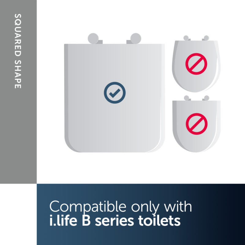 Ideal Standard i.life B Slow Close Toilet Seat T4683