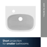 Ideal Standard i.Life A Handrinse Basin 350mm 1 Left Tap Hole T4709