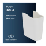 Ideal Standard i.life A Semi Pedestal T4713