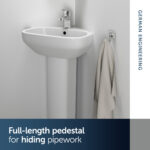 Ideal Standard i.life A Handrinse Pedestal T4714