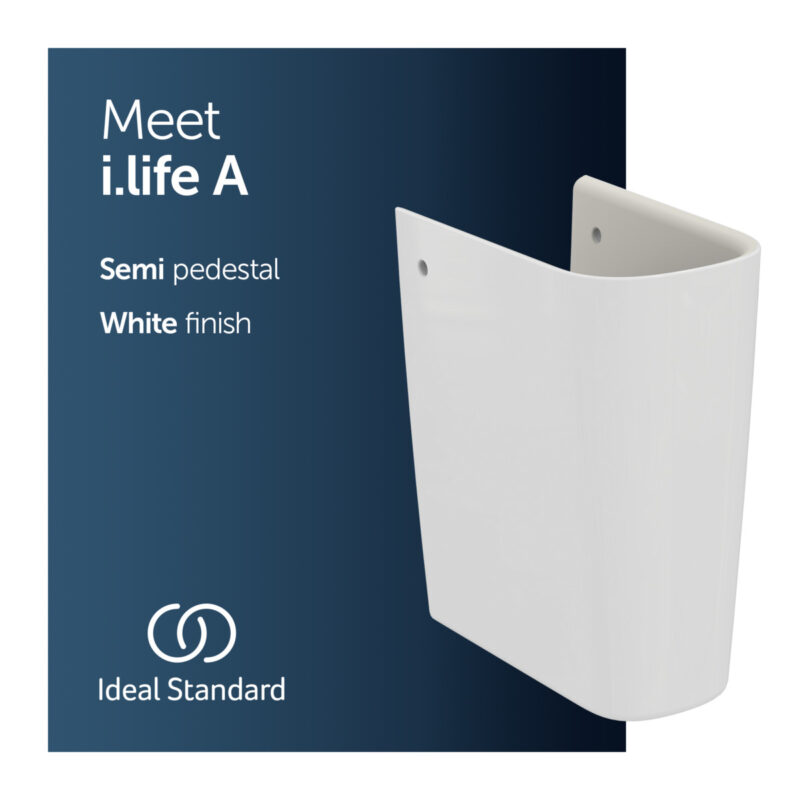 Ideal Standard i.life A Handrinse Semi Pedestal T4715
