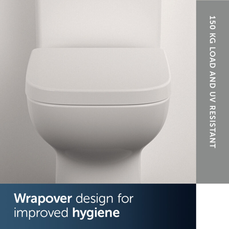 Ideal Standard i.life A/S Toilet Seat & Cover, Compact T4736