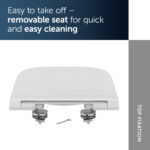 Ideal Standard i.life A/S Toilet Seat & Cover, Compact T4736