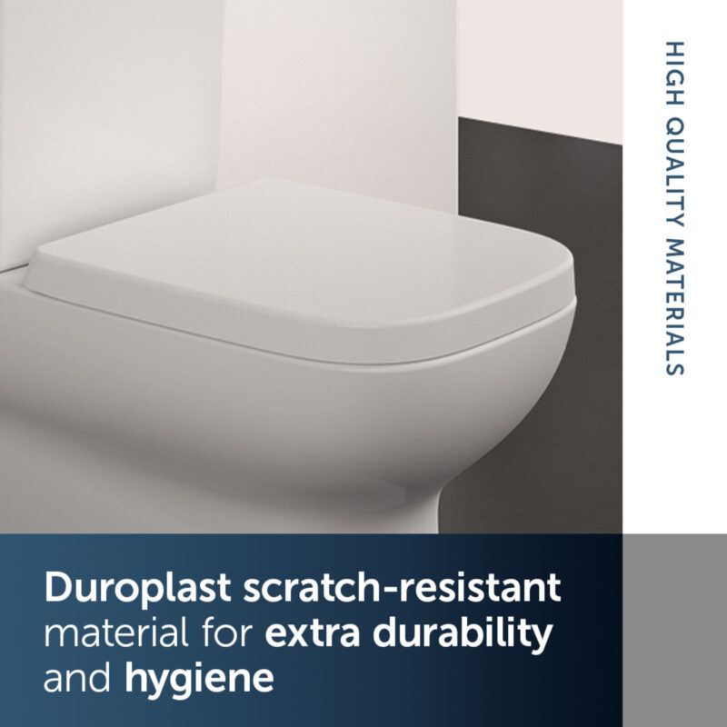 Ideal Standard i.life A & S Compact Slow Close Toilet Seat T4737