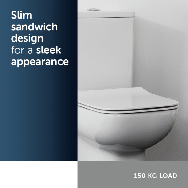 Ideal Standard i.life A Normal Close Slim Toilet Seat T4812