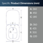 Ideal Standard i.life A Normal Close Slim Toilet Seat T4812