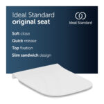 Ideal Standard i.life A Slow Close Slim Toilet Seat T4813