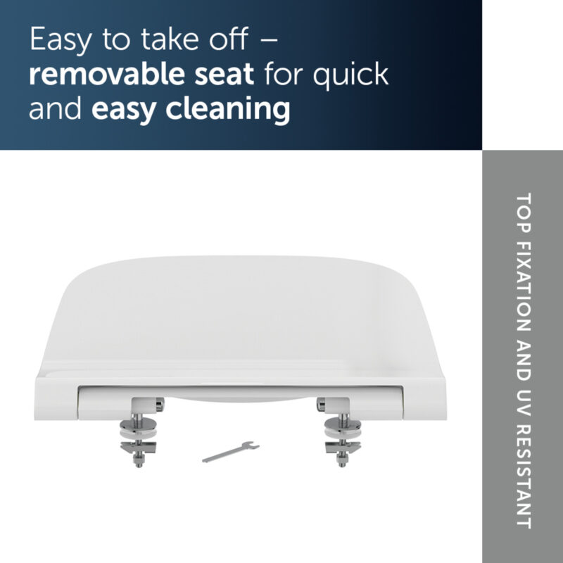 Ideal Standard i.life A Slow Close Slim Toilet Seat T4813