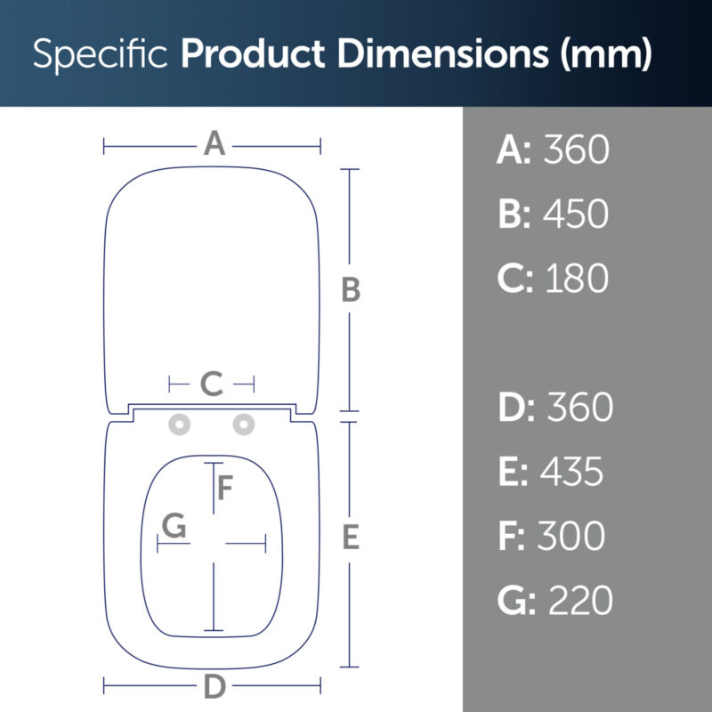 Ideal Standard i.life A Slow Close Slim Toilet Seat T4813