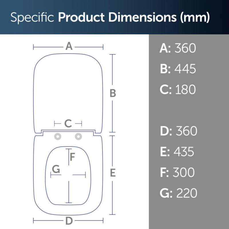Ideal Standard i.Life B Slim Toilet Seat & Cover, Slow Close